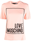 LOVE MOSCHINO 标贴棉T恤