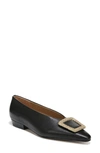 Sam Edelman Sonja Womens Suede Buckle Slip-on Shoes In Black