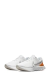 Nike React Infinity Run Flyknit 3 Running Shoe In White/ Grey/ Kumquat/ Photon