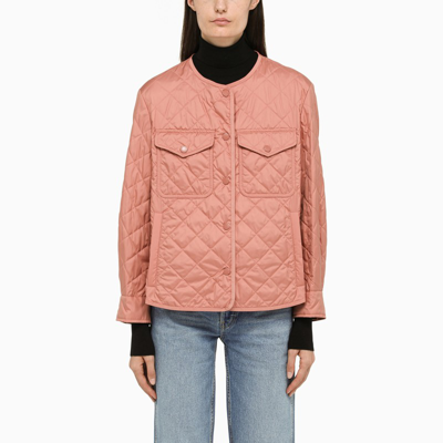 Max Mara Pink Quilted Jacket