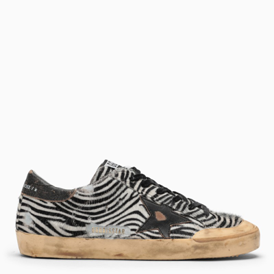 スニーカー Golden  Super Star Sneakers With Zebra Print LIMITED GOLDEN GOOSE Size 41 Eur SUPERSTAR White Zebra