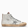 Golden Goose Francy High Top Leather Sneakers In White