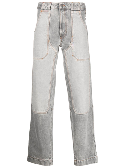 Diesel P-5-d Skinny Fit Jeans In Gray In Grey