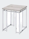 Acme Furniture Chafik End Table In Grey