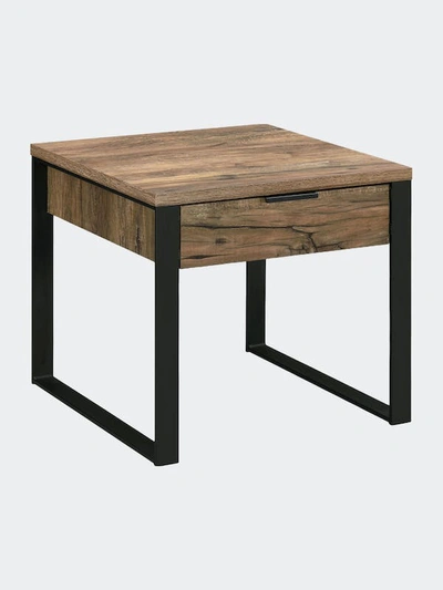 Acme Furniture Aflo End Table In Brown