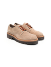 BRUNELLO CUCINELLI LACE-UP SUEDE LOAFERS