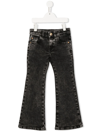 VERSACE MID-RISE FLARED JEANS