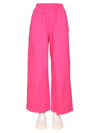 Mcq By Alexander Mcqueen Mcq Wide Leg Jogging Pants In Fucsia