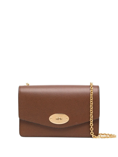 Mulberry Small Darley Daisy Crossbody Bag In Brown
