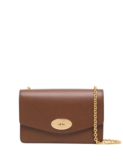 Mulberry Small Darley Daisy Crossbody Bag In Oak