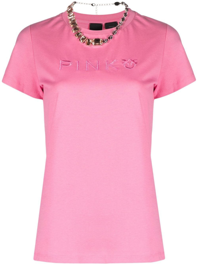 Pinko T-shirt Marcelle In Jersey In Pink
