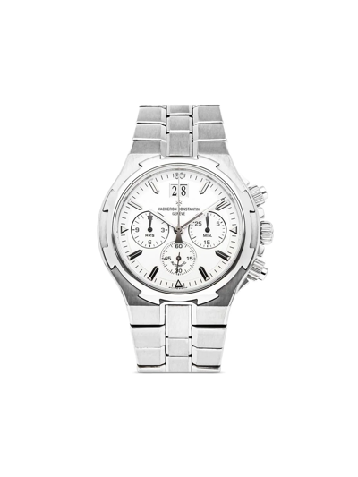 Pre-owned Vacheron Constantin  Overseas Chronograph 40mm In Silver