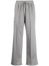Han Kjobenhavn Wide-leg Track Pants In Grey
