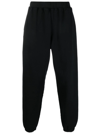 Aries Temple-print Cotton-jersey Track Pants In Black