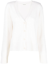 P.a.r.o.s.h Parosh Long-sleeve Wool Cardigan In Neutrals