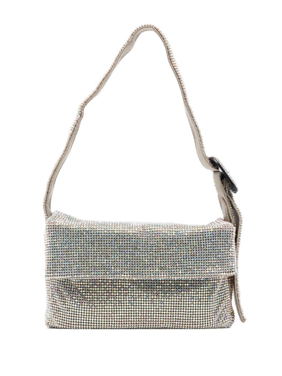 Benedetta Bruzziches Silver-tone Vitty La Mignon Shoulder Bag In Neutrals