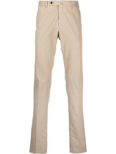 Pt Torino Straight-leg Trousers In 中性色