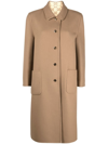 GUCCI SINGLE-BREASTED BUTTON-FASTENING COAT