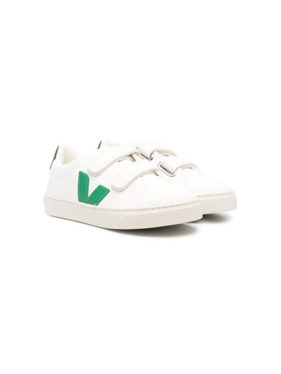 Veja Kids' Esplar Lo-top Sneakers In White