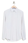 C-lab Nyc Motif 4-way Stretch Long Sleeve Shirt In 01 White