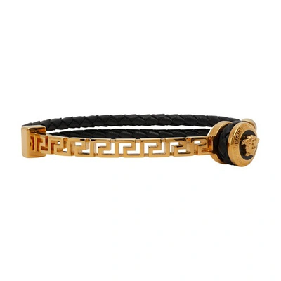 Versace Medusa Bracelet In  Gold Black