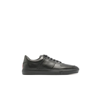 MONCLER BLACK NEUE YORK LOW-TOP LEATHER SNEAKERS,H209A4M00010M191718699737