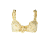Frankies Bikinis X Gigi Hadid Yellow Colby Floral Print Bikini Top In Yellow