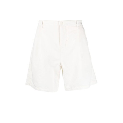 Orlebar Brown Zip-front Chino Shorts In White