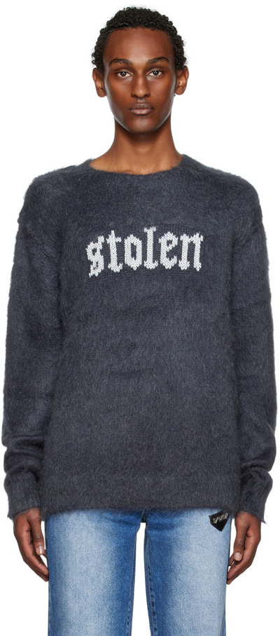 Stolen Girlfriends Club Blue Homeland Sweater In Black
