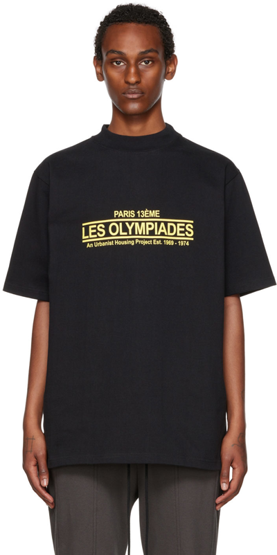 Song For The Mute Black 'les Olympiades' T-shirt