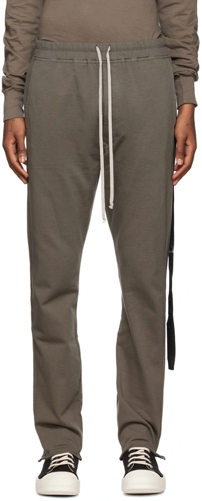 Rick Owens Drkshdw Grey Berlin Lounge Trousers In 34 Dust