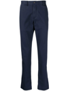 Polo Ralph Lauren Trousers Featuring Elastic Waistband And Button Detail In Blue