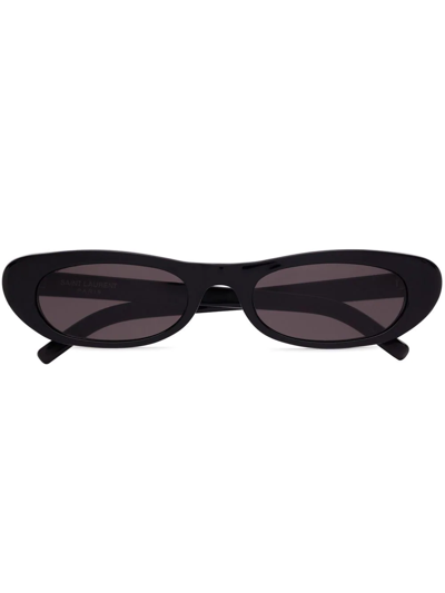 Saint Laurent Sl 557 Shade Sunglasses In Black