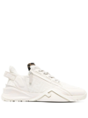 FENDI FLOW LEATHER LOW-TOP SNEAKERS