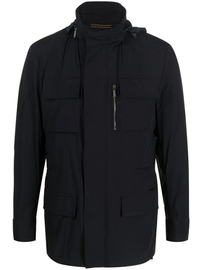 Moorer Manolo-kn Field Jacket In Negre