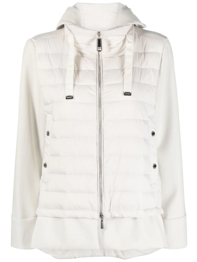 Moorer Feather-down Puffer Jacket In White