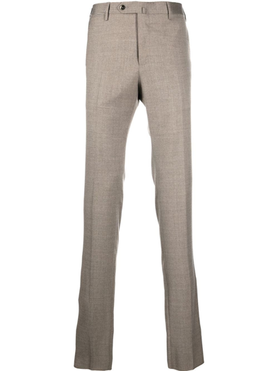 Pt Torino Straight-leg Trousers In Neutrals