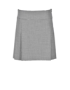 MOSCHINO WOMENS BLACK / GRAY SKIRT