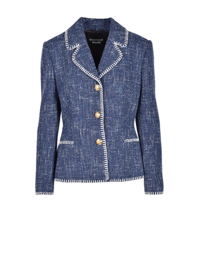 Moschino Coats & Jackets Women's Blue Blazer