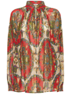 Etro Orion Paisley-print Metallic Floral Jacquard Shirt In Fantasia