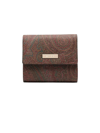 ETRO BROWN PAISLEY JACQUARD CANVAS