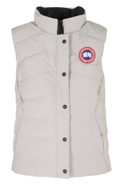 Canada Goose Freestyle Waistcoat Down Jacket In White