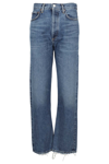 Agolde Valen High Rise Slim Boot In Rnge Dark Clean Indigo