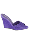 Paris Texas Holly Wanda Suede Crystal 95 In Amethyst In Ametista