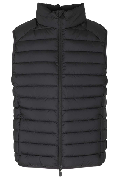 Save The Duck Liam Quilted Vegan Gilet In Black