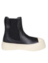 Marni Chelsea Boot Pablo In Black Leather In Black