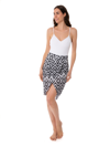 MC2 SAINT BARTH WOMAN MIDI SKIRT WITH IKAT PRINT