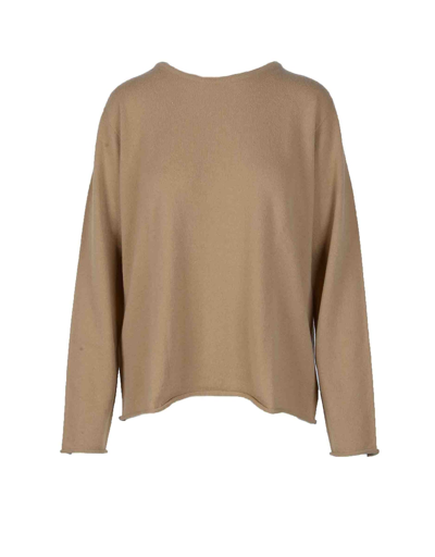Les Copains Knitwear Women's Camel Cardigan And Top Set