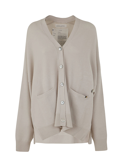 Extreme Cashmere N24 Tokyo Oversized Long Cardigan In Chalk