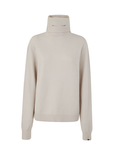 Extreme Cashmere N234 All Turtleneck In Chalk